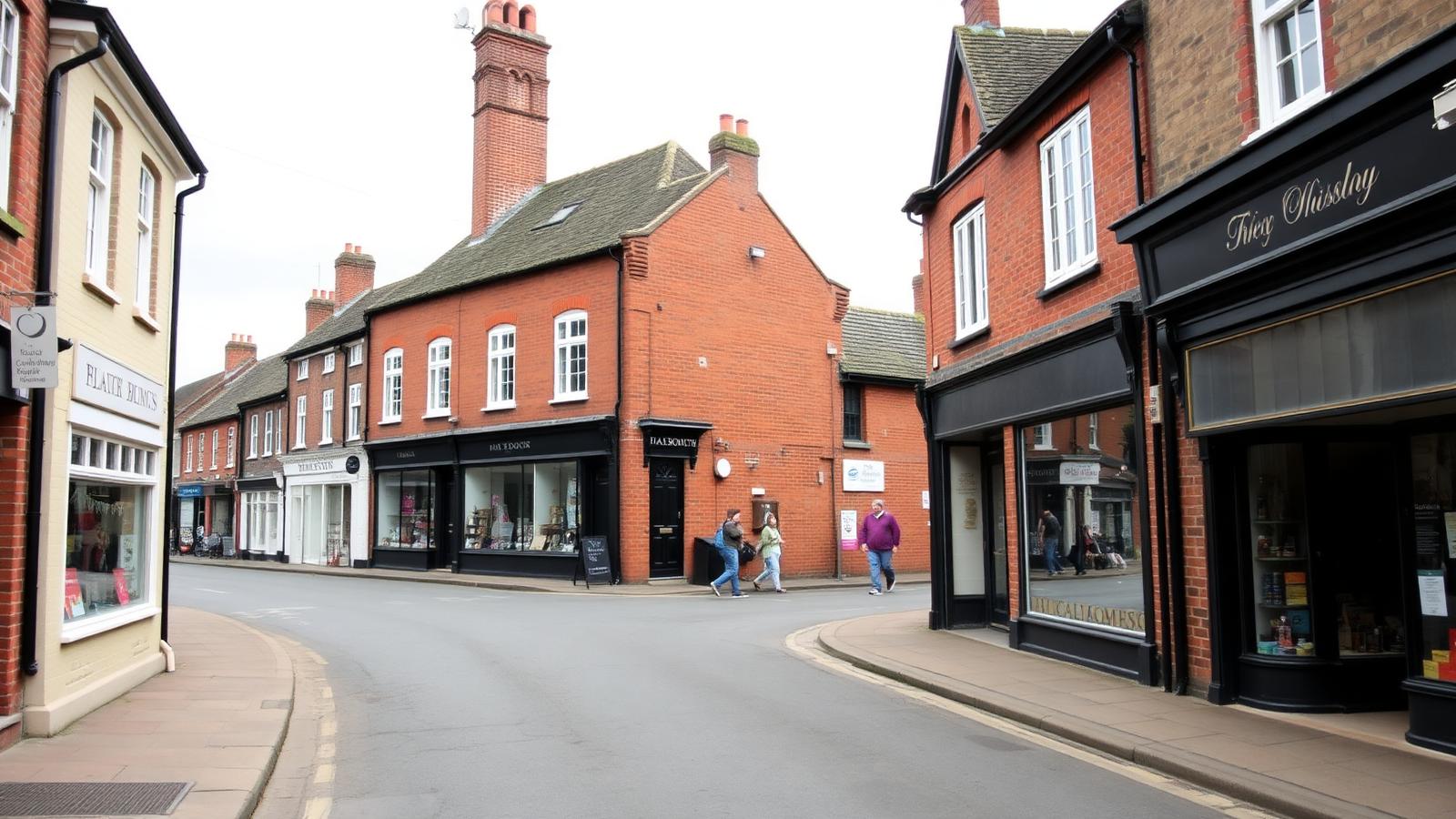 Desborough — Northamptonshire market-town high street, plumbing and heating coverage area