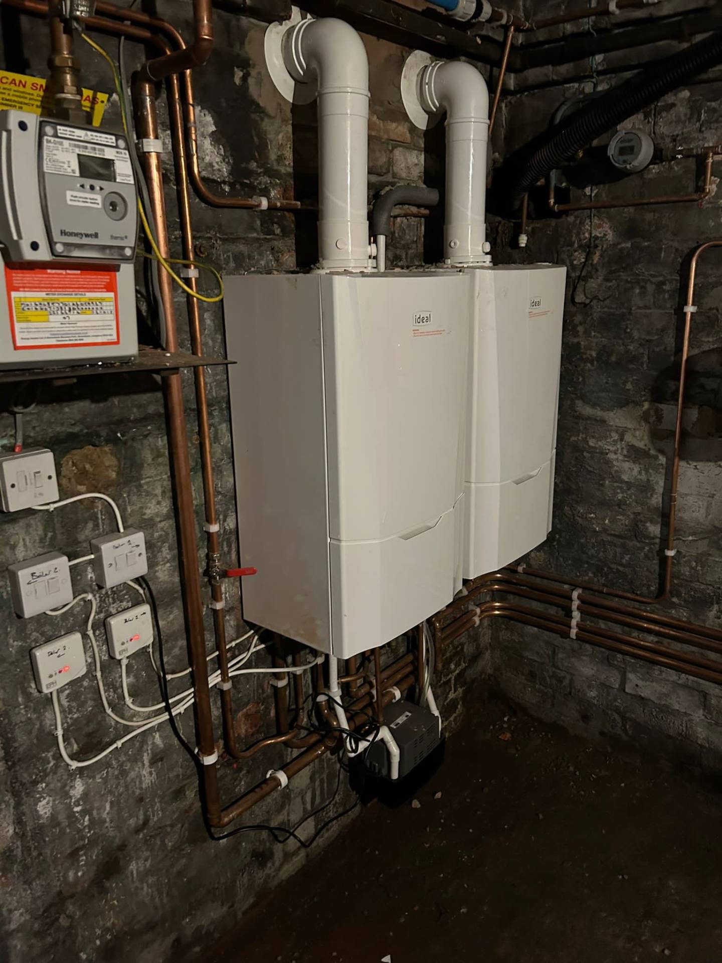 LPG combi boiler installation completed in Whissendine near Oakham