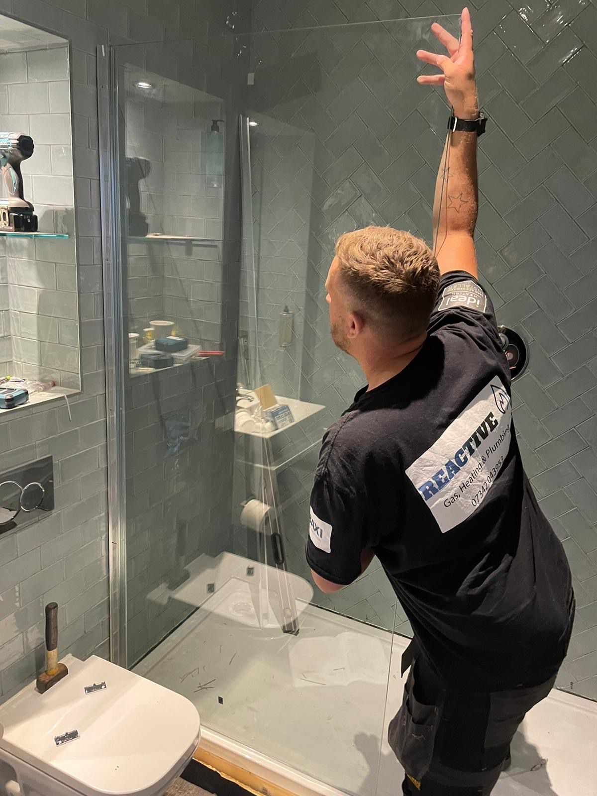Bathroom Installations — example 1 by Reactive Gas Heating & Plumbing